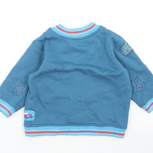 TU Boys Blue   Jacket  Size 9-12 Months   Zip