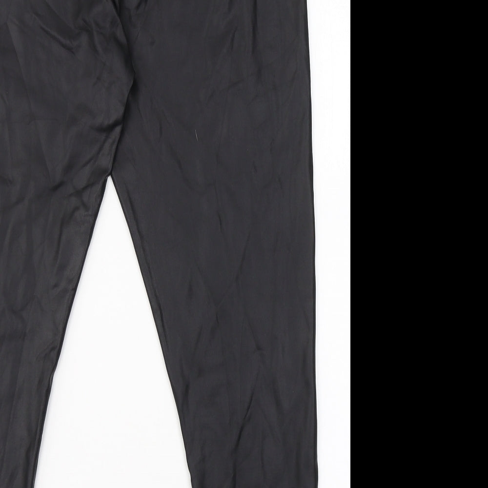 Primark Womens Black  Polyester Jegging Leggings Size XL L26.5 in   - Faux leather