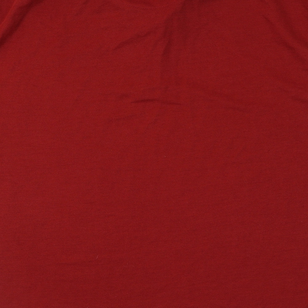 River Road Mens Red  Polyester  Polo Size Big 2X Collared