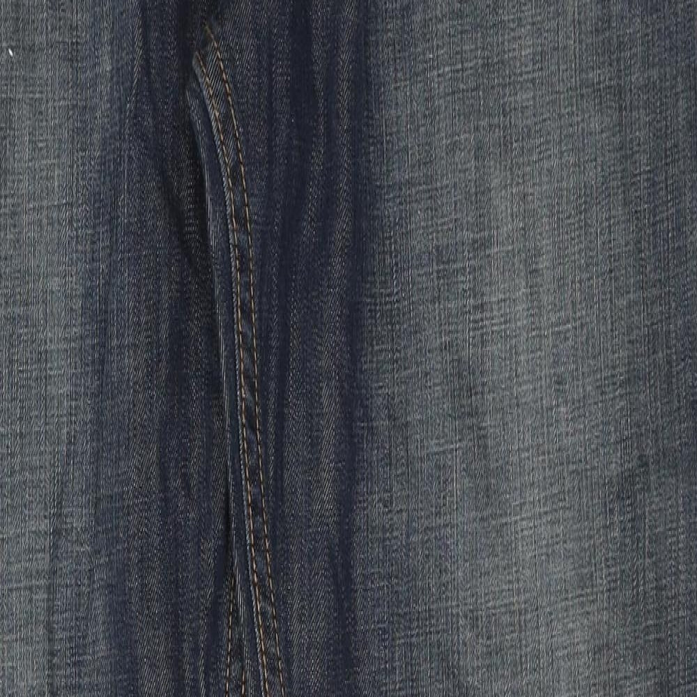 Levies Mens Blue  Cotton Bootcut Jeans Size S L34 in Regular Button
