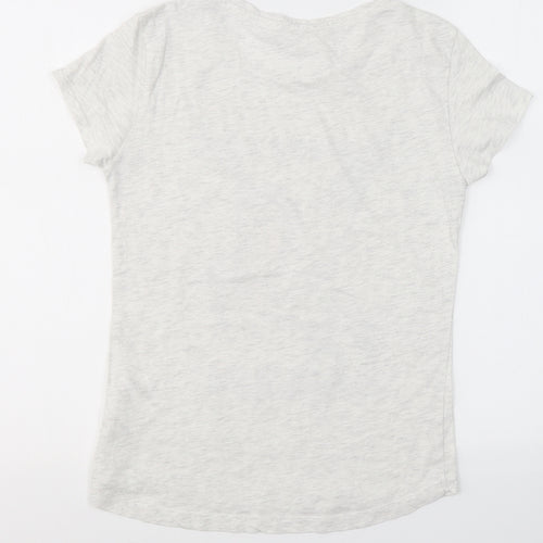 H&M Girls Grey  Cotton Top Pyjama Top Size 12-13 Years   - Don't quit your daydream
