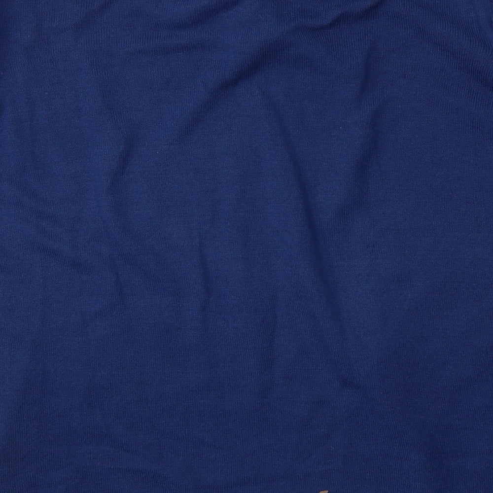 James Pringle Mens Blue  Acrylic  Polo Size L V-Neck