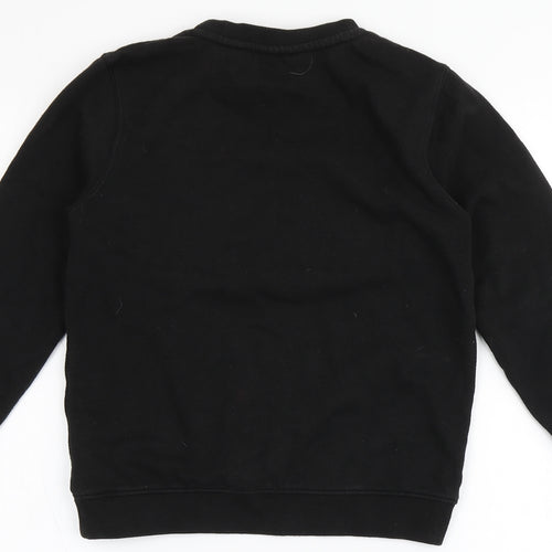 Primark Boys Black  Cotton Pullover Sweatshirt Size S   - Fortnite