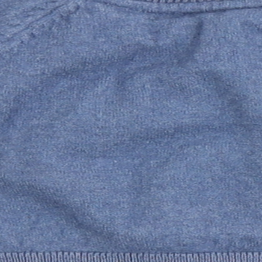 Marks and Spencer Boys Blue  Wool Pullover Jumper Size 3-6 Months   - Squirrel