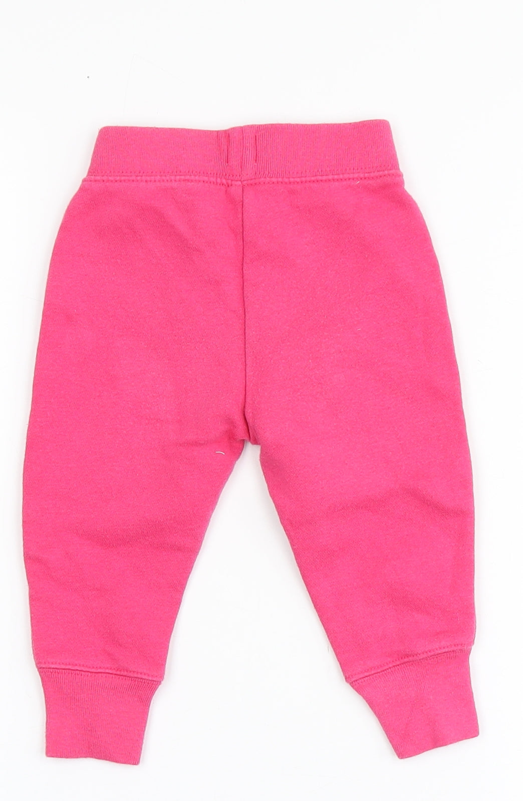 Gap Girls Pink  Cotton Jogger Trousers Size 12-18 Months