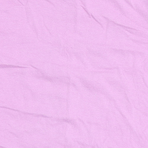 Primark Girls Purple  100% Cotton Basic T-Shirt Size 12-18 Months Round Neck  - Sunshine