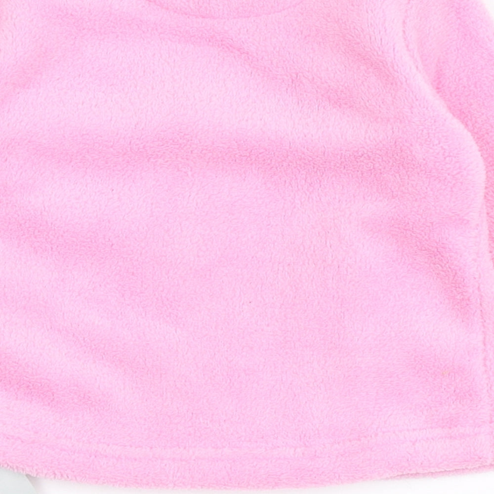 Earlydays Girls Pink Solid 100% Polyester Capri Pyjama Top Size 18-24 Months   - Sherpa, Cat