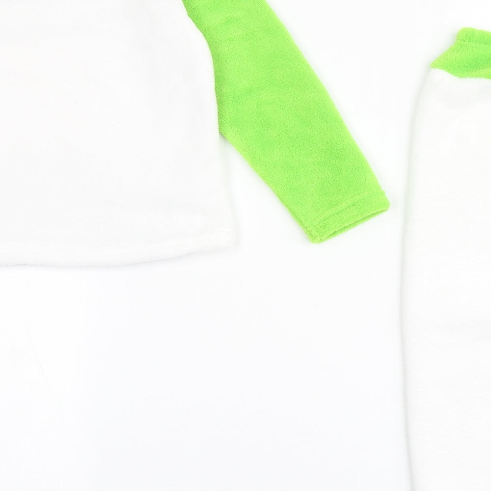 Primark Boys White Solid 100% Polyester  Pyjama Set Size 5-6 Years   - Toy Story, Sherpa