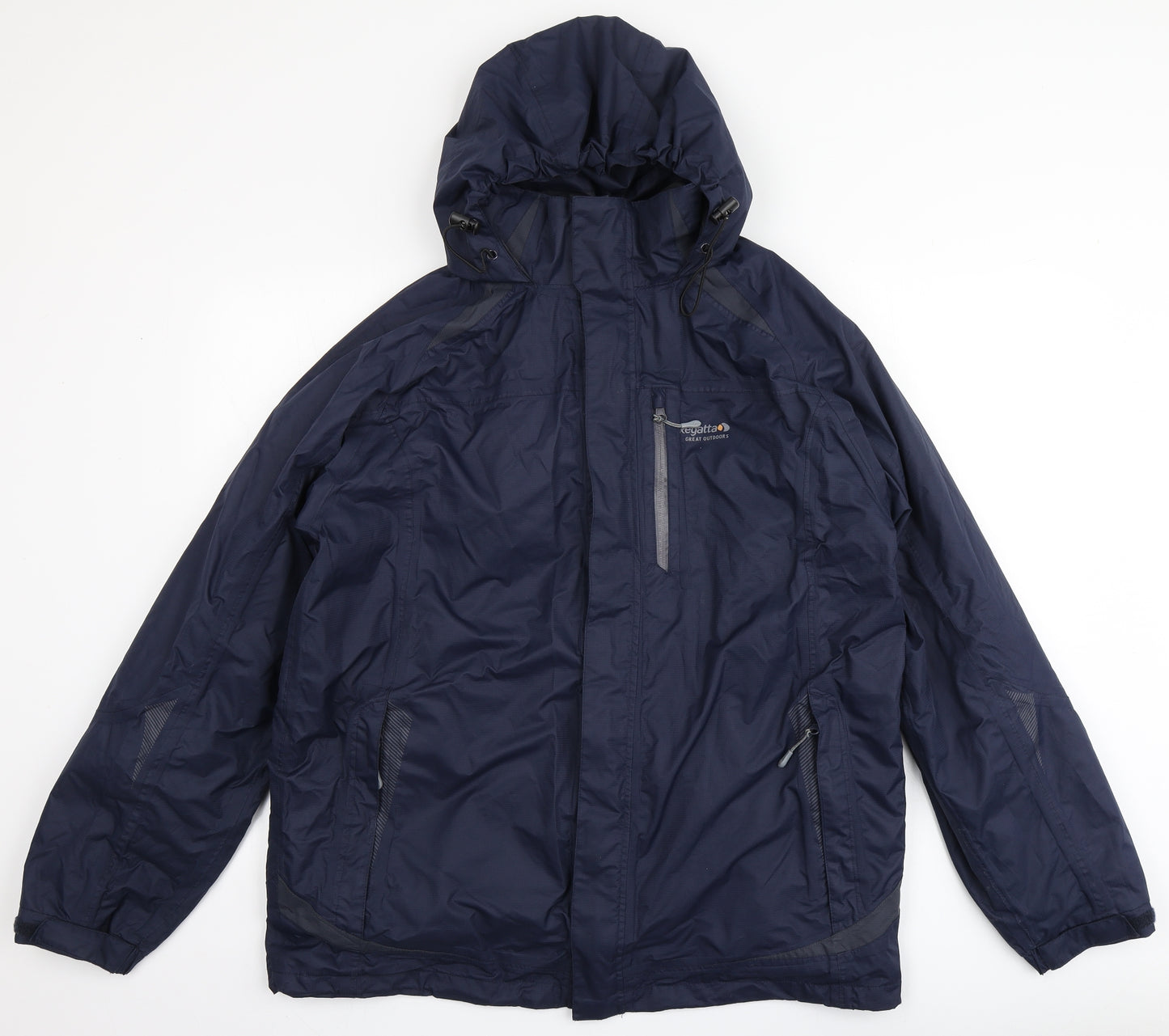 Regatta Mens Blue   3-in-1 Jacket Coat Size L  Zip