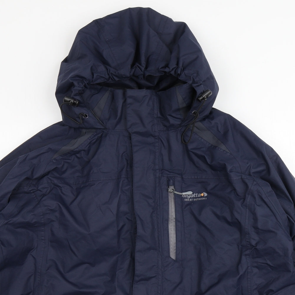 Regatta Mens Blue   3-in-1 Jacket Coat Size L  Zip