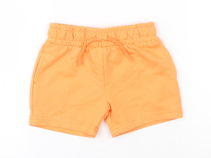 Dunnes Stores Baby Orange  Cotton Jogger Trousers Size 6-9 Months