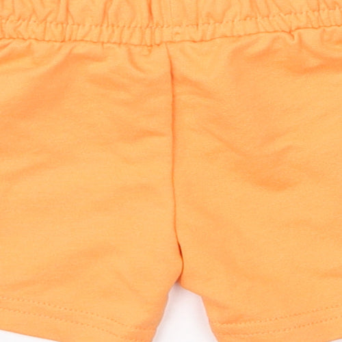 Dunnes Stores Baby Orange  Cotton Jogger Trousers Size 6-9 Months