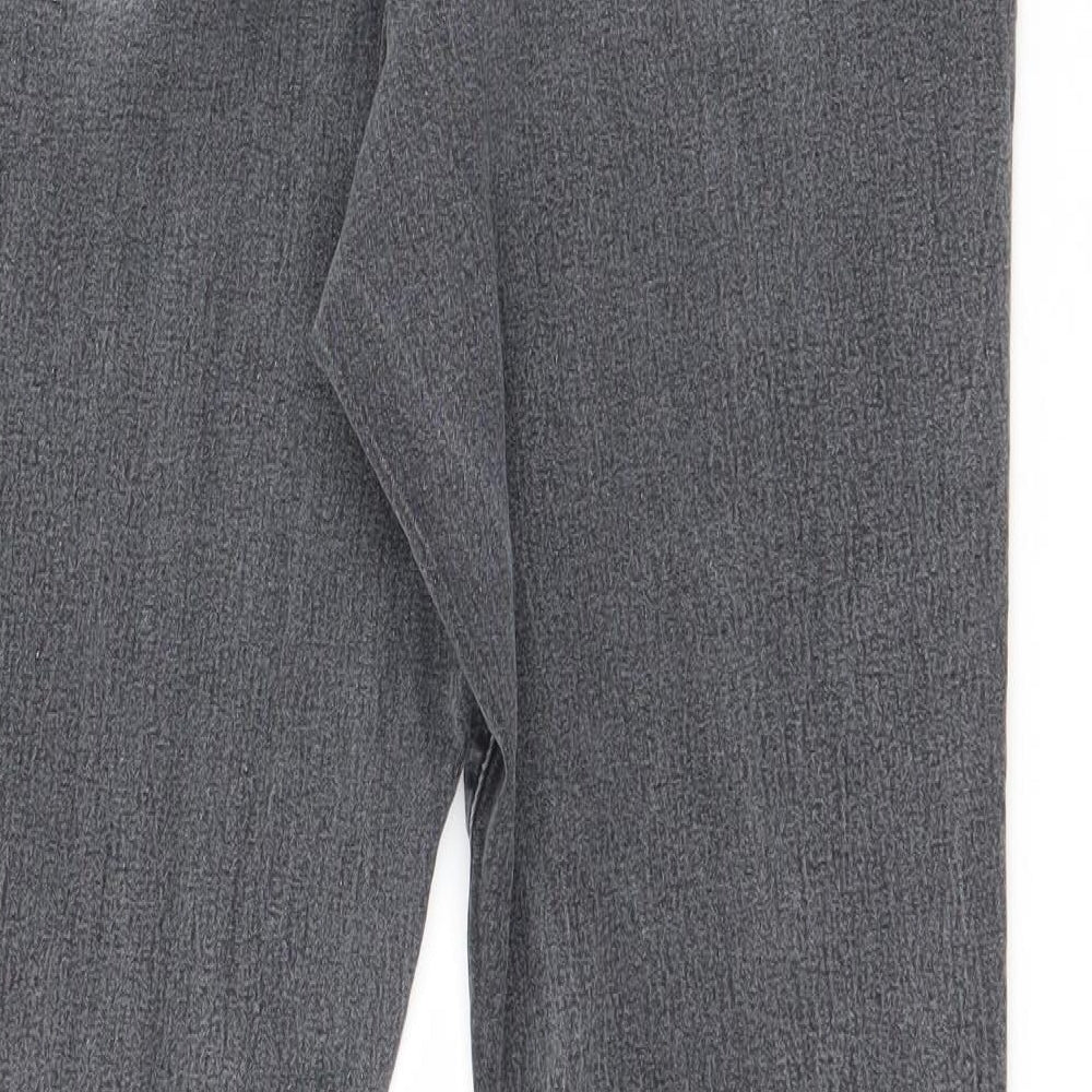 Dorothy Perkins Womens Grey  Cotton Skinny Jeans Size 16 L29 in Slim Zip