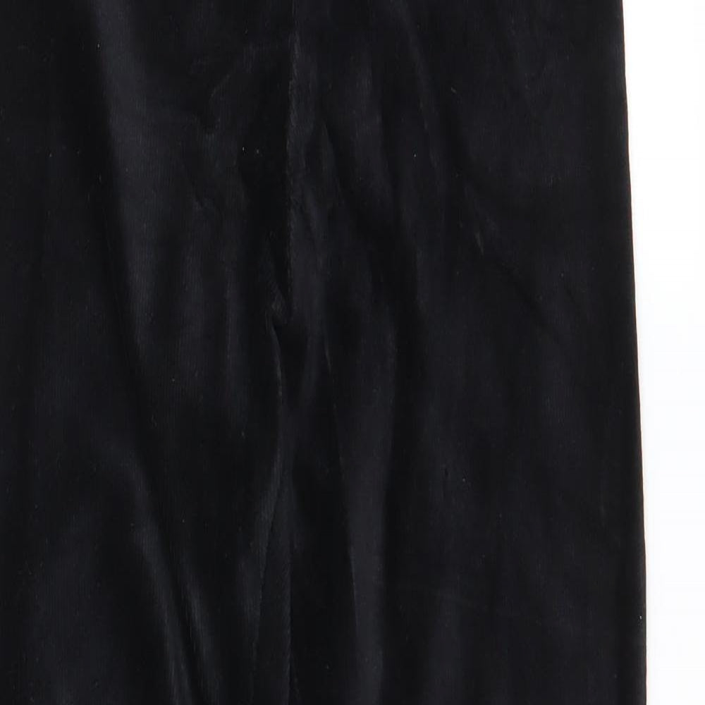 Marks and Spencer Womens Black  Cotton Jogger Leggings Size 10 L27.5 in
