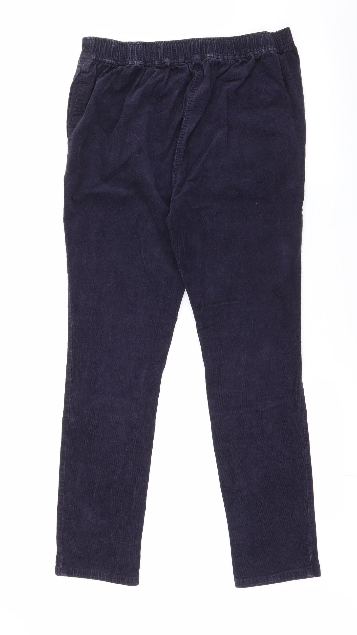 Marks and Spencer Womens Blue  Cotton Jegging Jeans Size 12 L27.5 in Slim