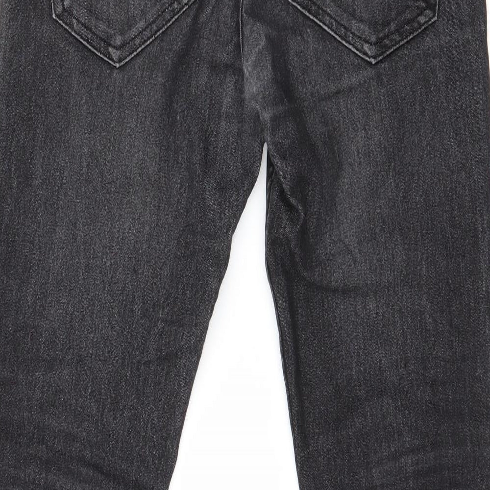 Denim & Co. Mens Black  Cotton Skinny Jeans Size 30 L30 in Slim Button