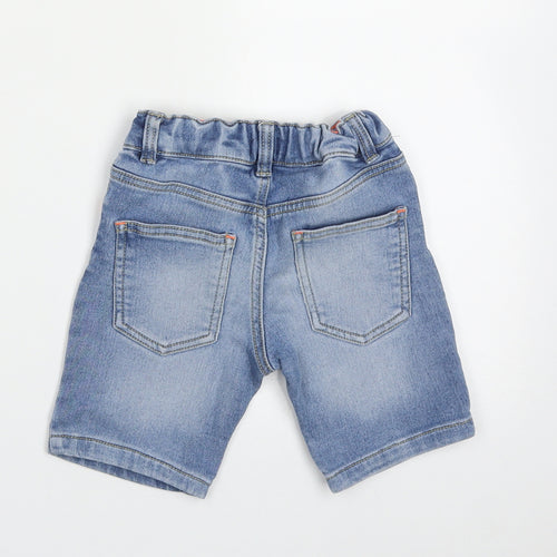 F&F Boys Black  Cotton Bermuda Shorts Size 2-3 Years  Regular Buckle