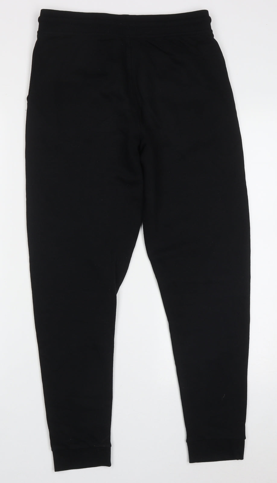 George Boys Black  Cotton Jogger Trousers Size 13-14 Years  Regular Tie