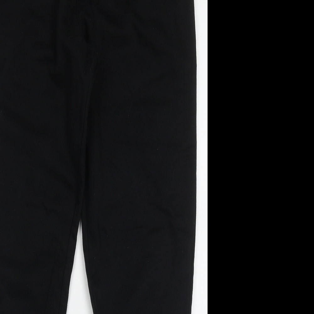 George Boys Black  Cotton Jogger Trousers Size 13-14 Years  Regular Tie
