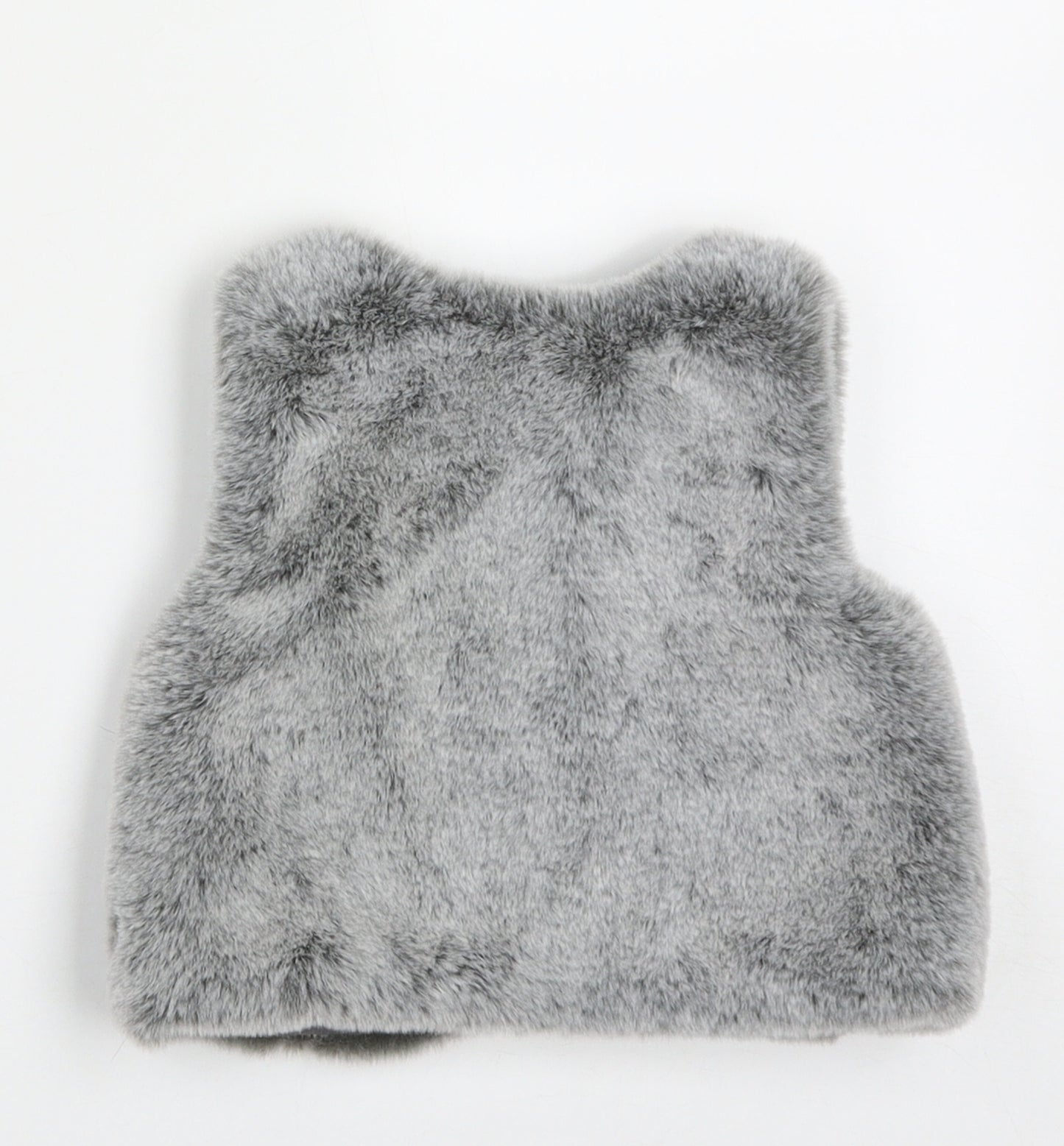 George Girls Grey   Gilet Jacket Size 9-12 Months   Button