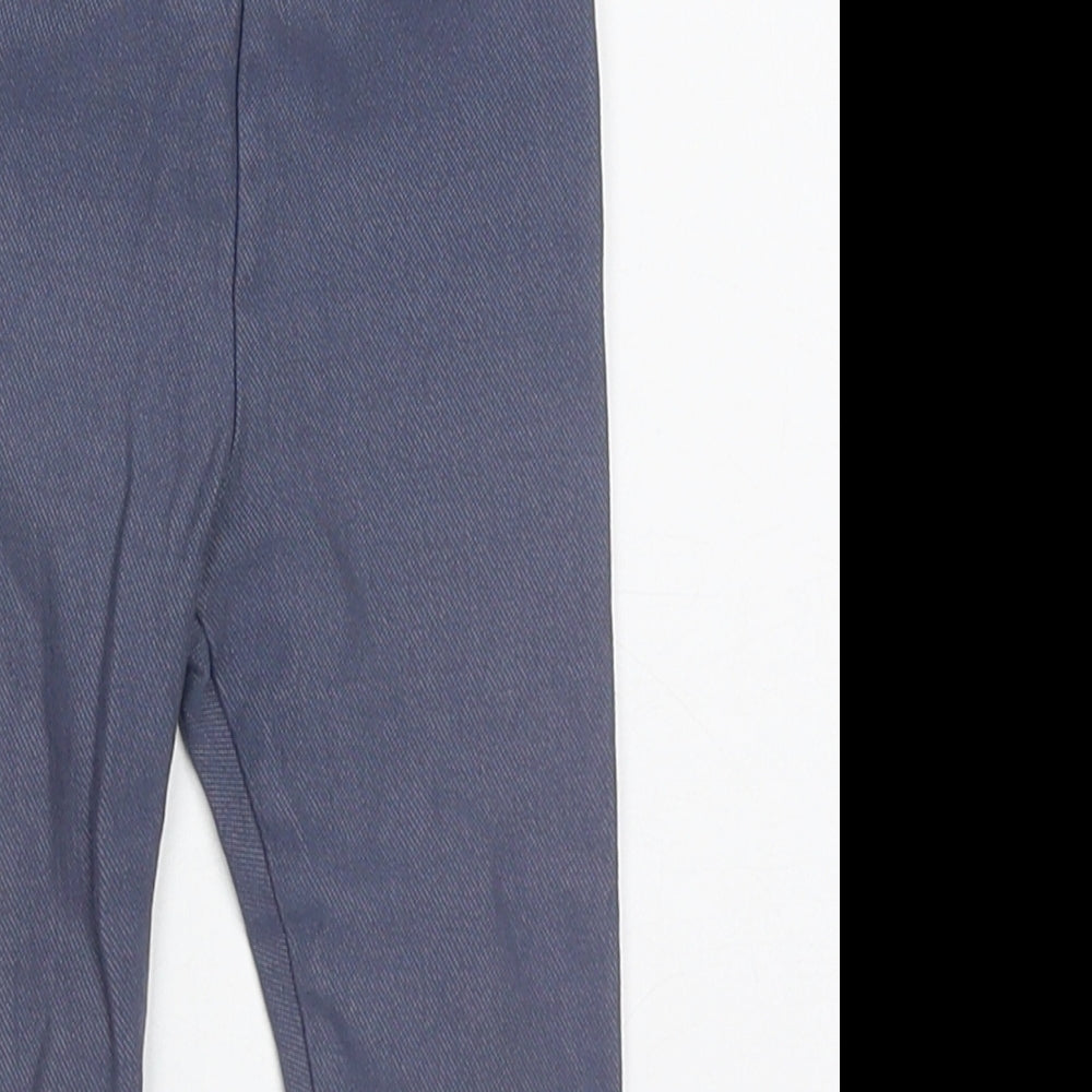 Dunnes Stores Girls Blue  Cotton Capri Trousers Size 12-18 Months  Pullover