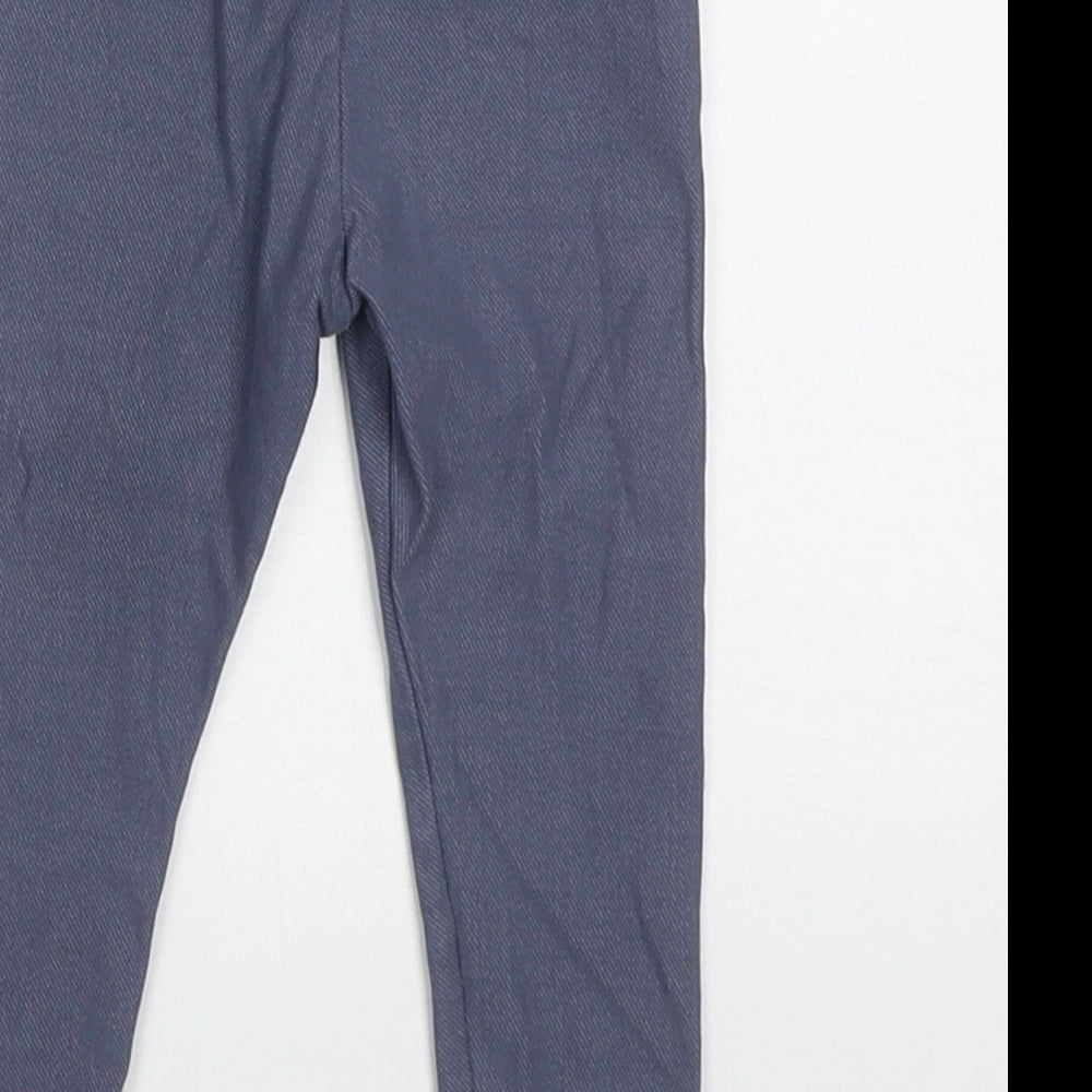 Dunnes Stores Girls Blue  Cotton Capri Trousers Size 12-18 Months  Pullover