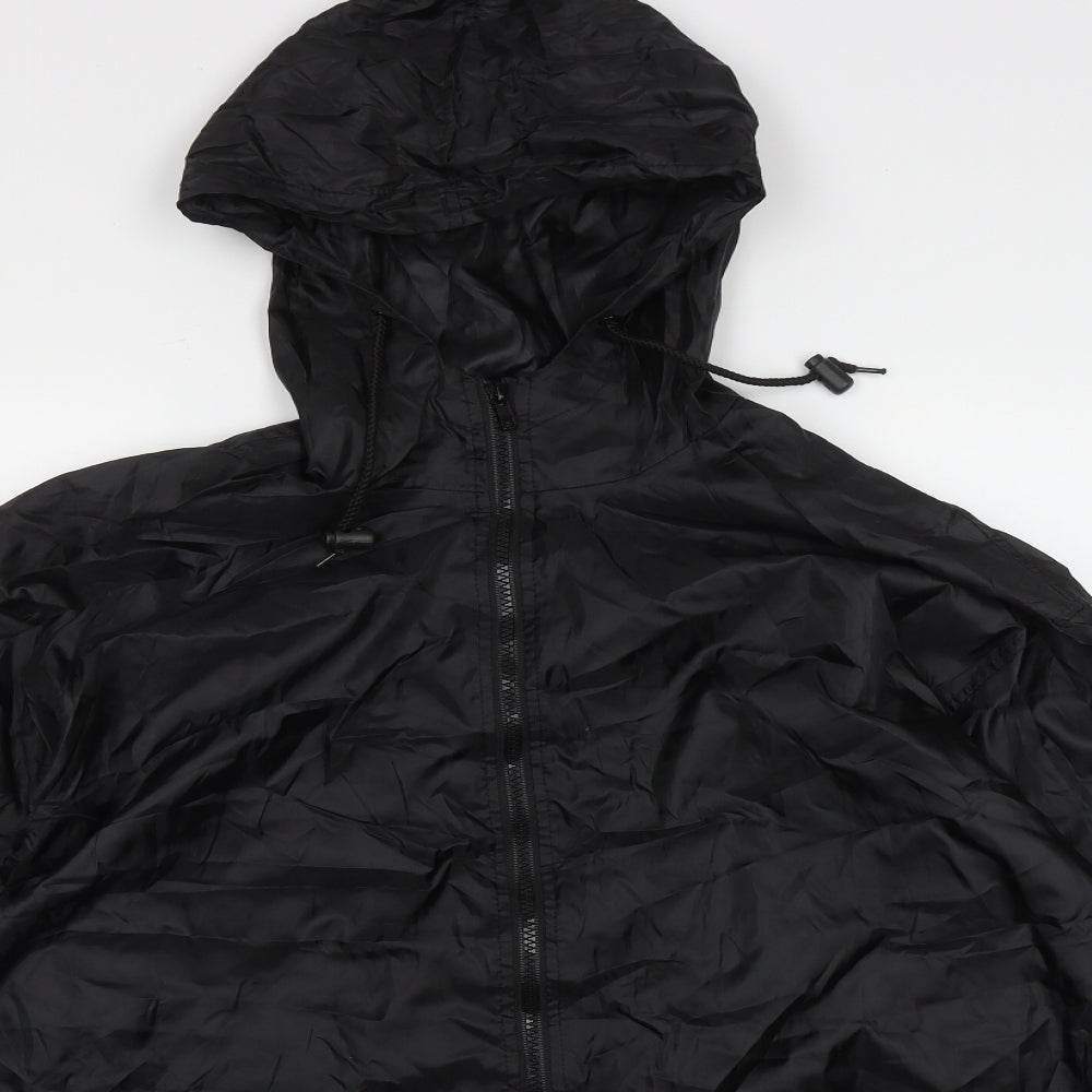 Pro Climate Mens Black   Jacket  Size M  Zip - with bag