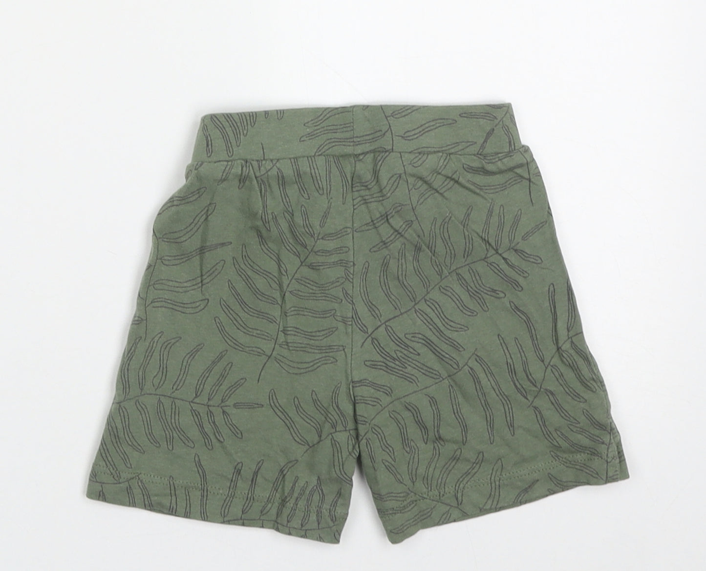 Primark Boys Green Camouflage Polyester Shorts Outfit/Set Size 9-12 Months  Pullover