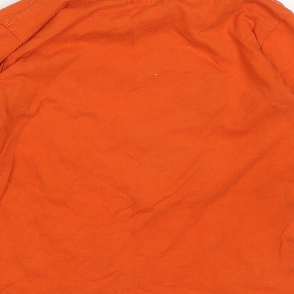 Dunnes Stores Boys Orange  Cotton Basic Casual Size 3-4 Years Crew Neck Pullover - Hear Me Roar