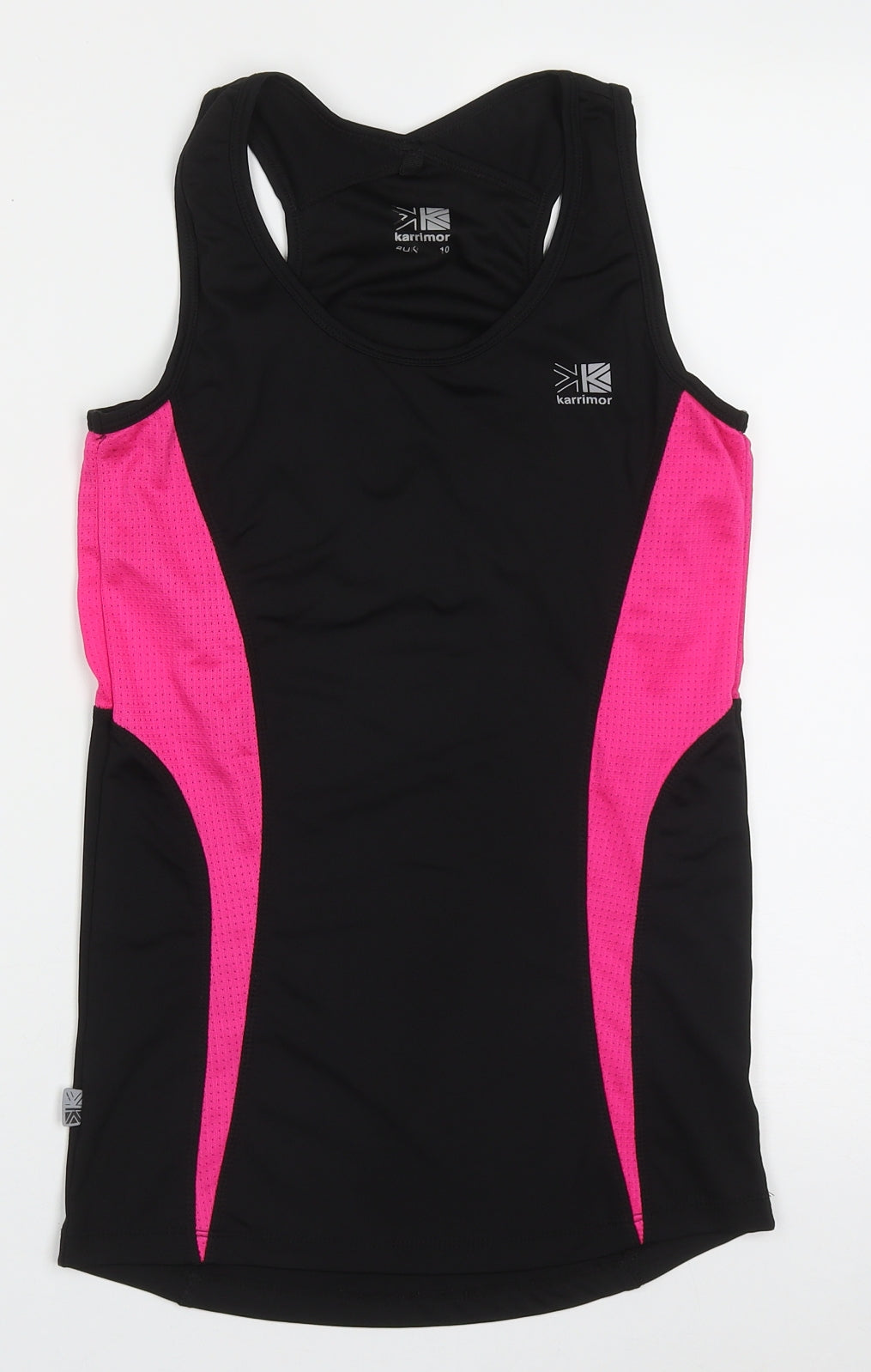 Karrimor Womens Pink  Polyester Basic Tank Size 10 Scoop Neck Pullover