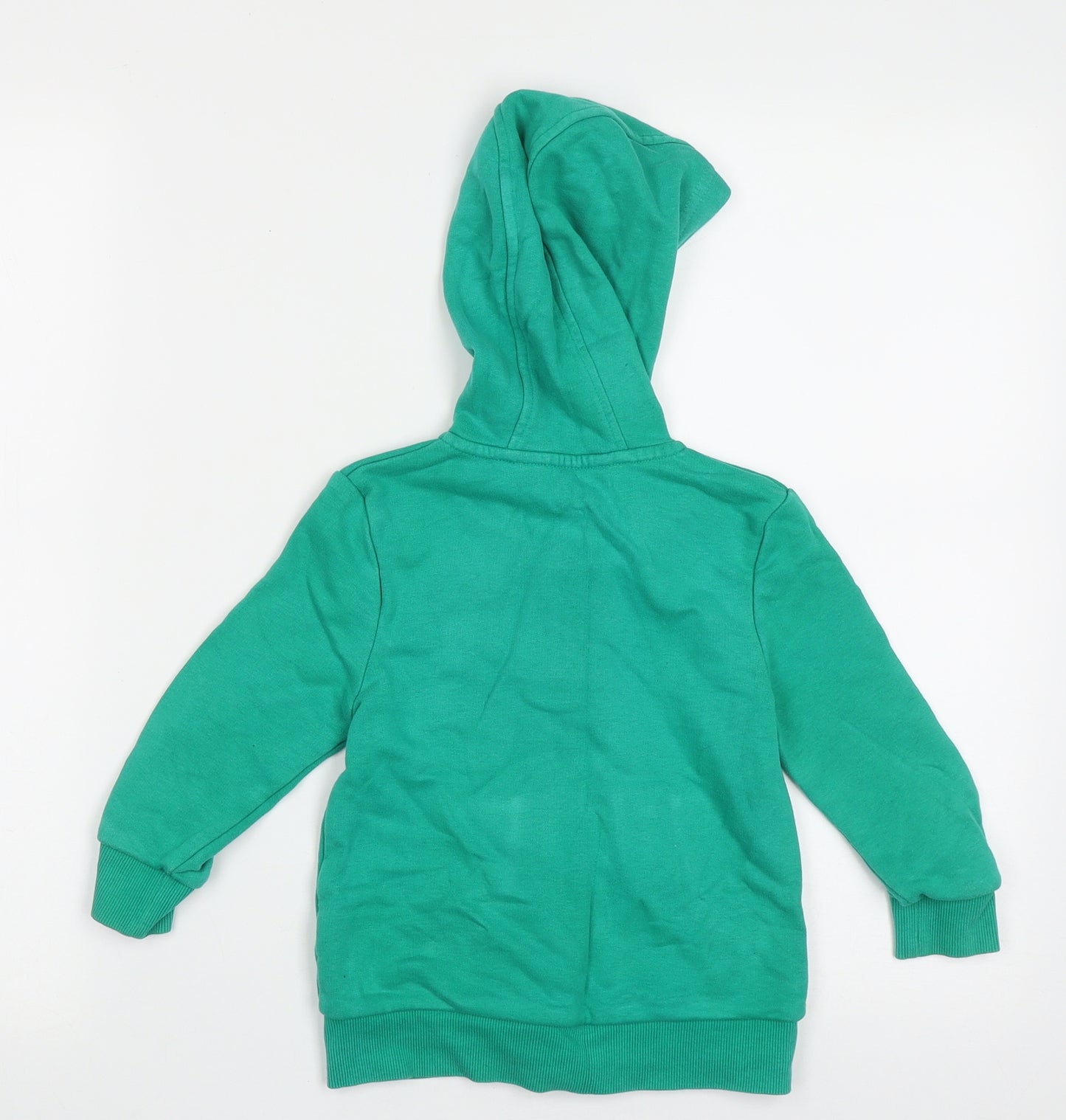 George Boys Green  Cotton Full Zip Hoodie Size 2 Years  Zip