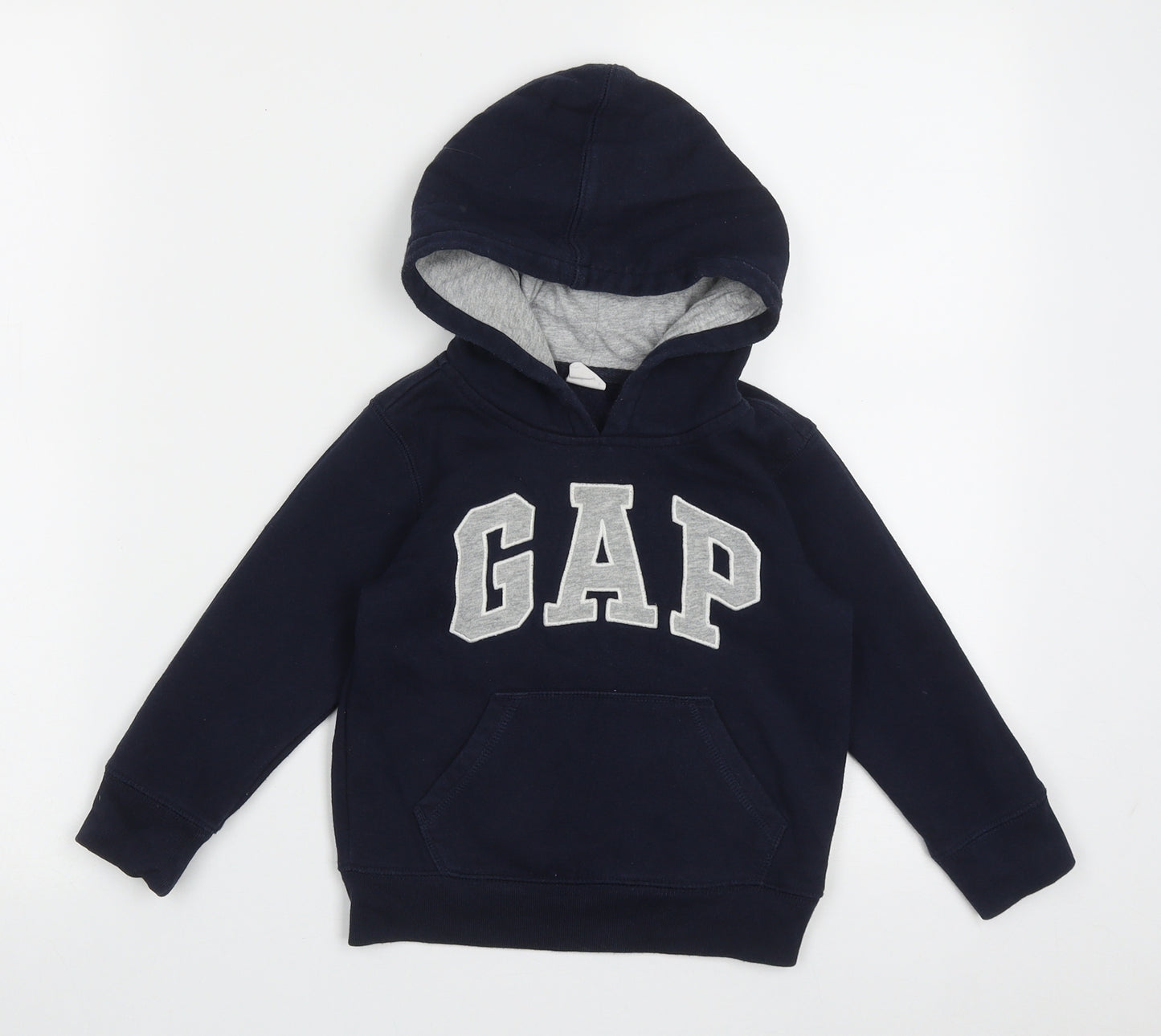 Gap Boys Blue  Cotton Pullover Hoodie Size 3 Years  Pullover