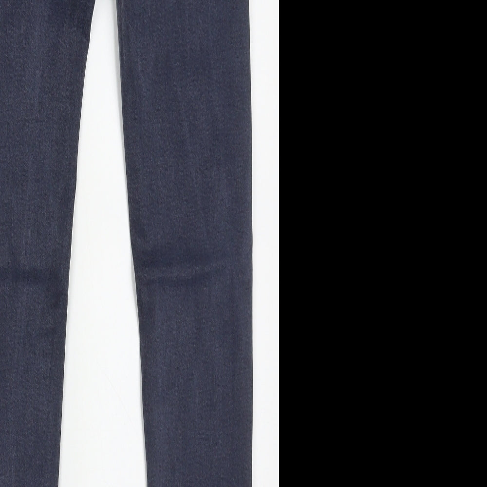 NEXT Womens Blue  Lyocell Skinny Jeans Size 6 L28 in Regular Button