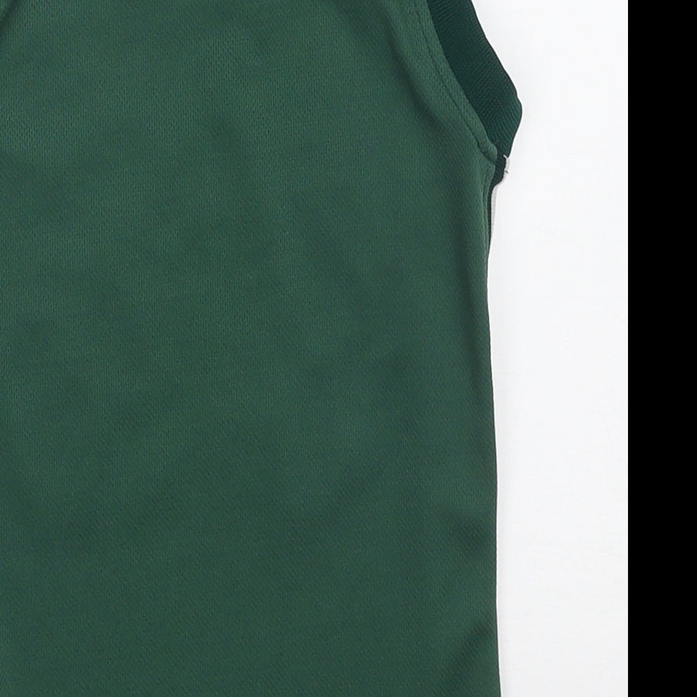 official merchandise  Boys Green  Polyester Basic Tank Size 6-7 Years Crew Neck Pullover - The Celtic Football Club