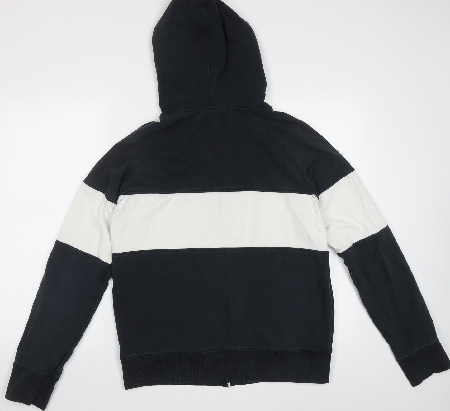 Jakc & Jones Mens Black Plaid  Full Zip Hoodie Size L