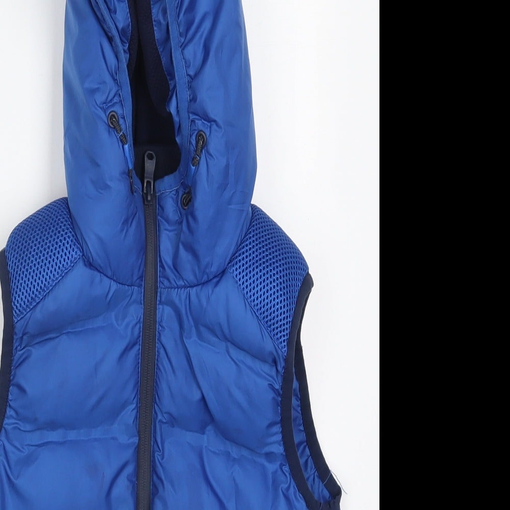 NEXT Boys Blue   Gilet Coat Size 7 Years  Zip