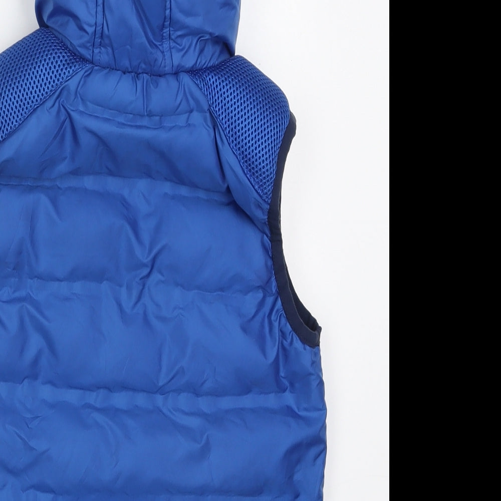 NEXT Boys Blue   Gilet Coat Size 7 Years  Zip