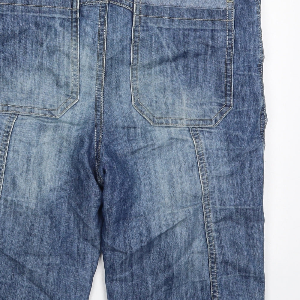 Matalan Boys Blue  Cotton Bermuda Shorts Size 13 Years  Regular