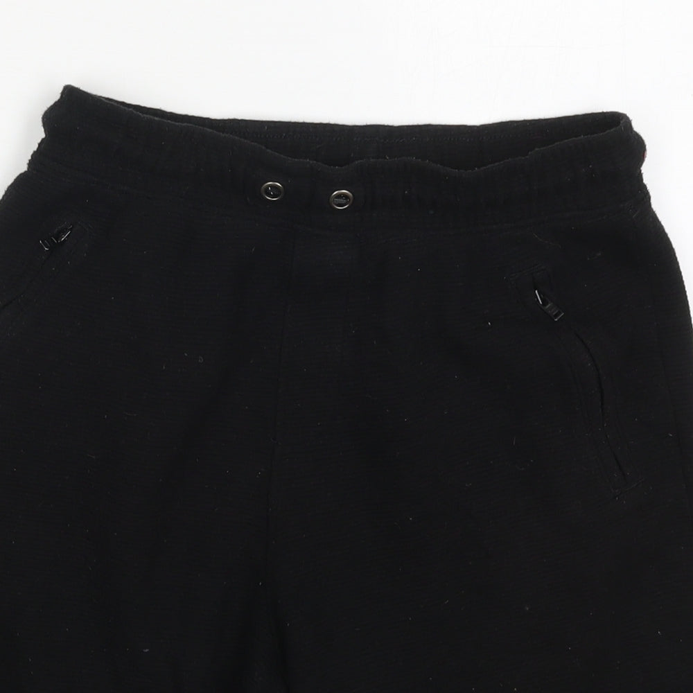 TU Boys Black  Cotton Sweat Shorts Size 12 Years  Regular