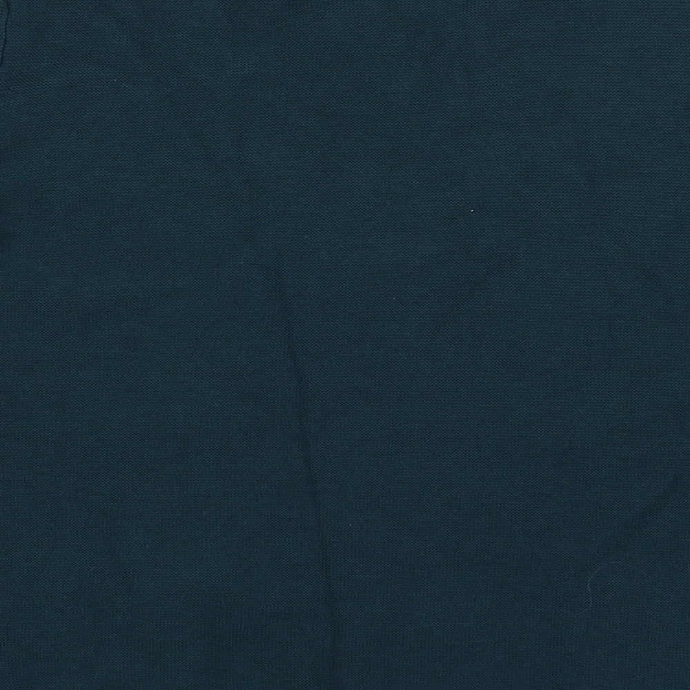 TU Womens Blue Round Neck  Viscose Pullover Jumper Size 20   - Teal Coloured