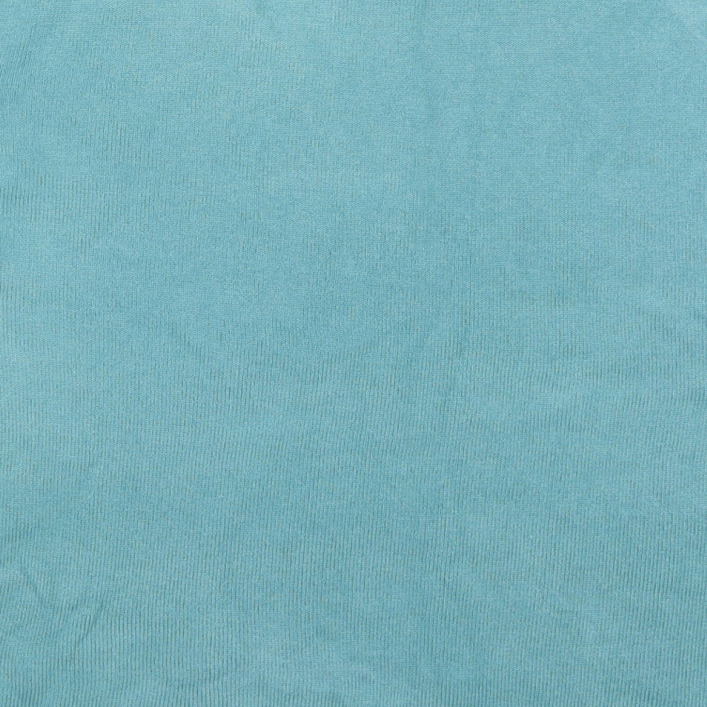 Sarah Hamilton Womens Blue Round Neck  Acrylic Pullover Jumper Size 2XL