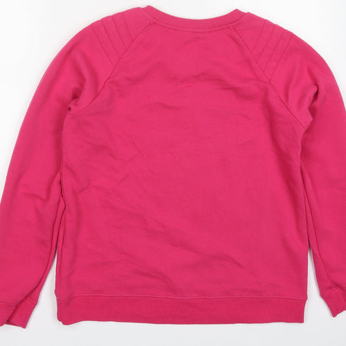 Hush Womens Pink  Cotton Pullover Sweatshirt Size S  Pullover - Star