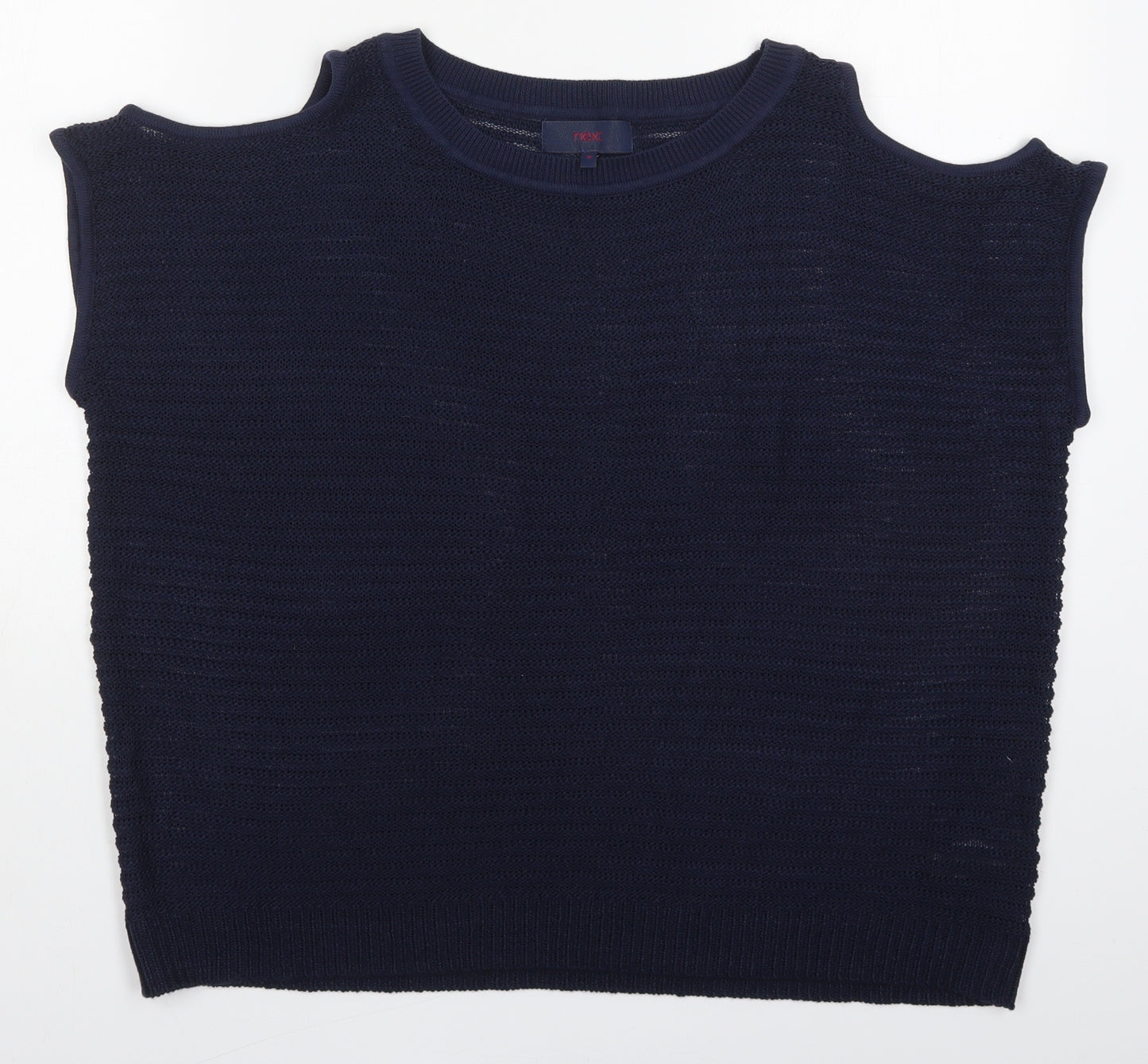 NEXT Womens Blue Round Neck  Acrylic Pullover Jumper Size 16
