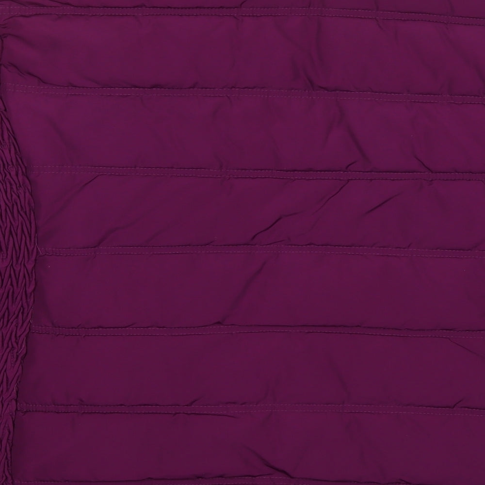 TU Womens Purple   Quilted Coat Size 24  Zip