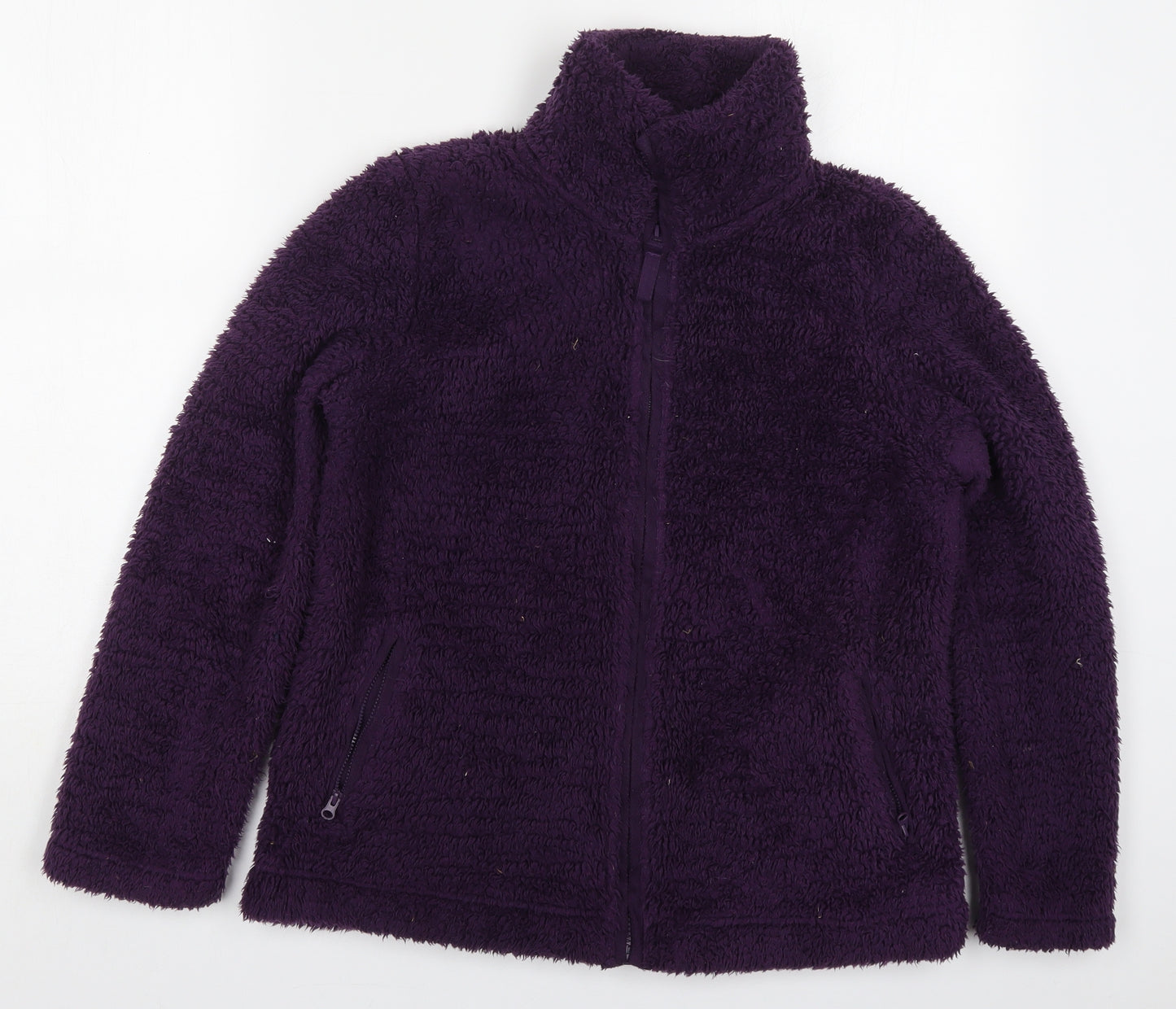Marks and Spencer Womens Purple   Jacket  Size 14  Zip