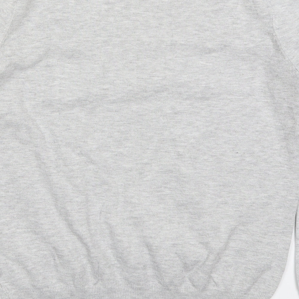 Atmosphere Womens Grey Round Neck  Viscose Pullover Jumper Size 12