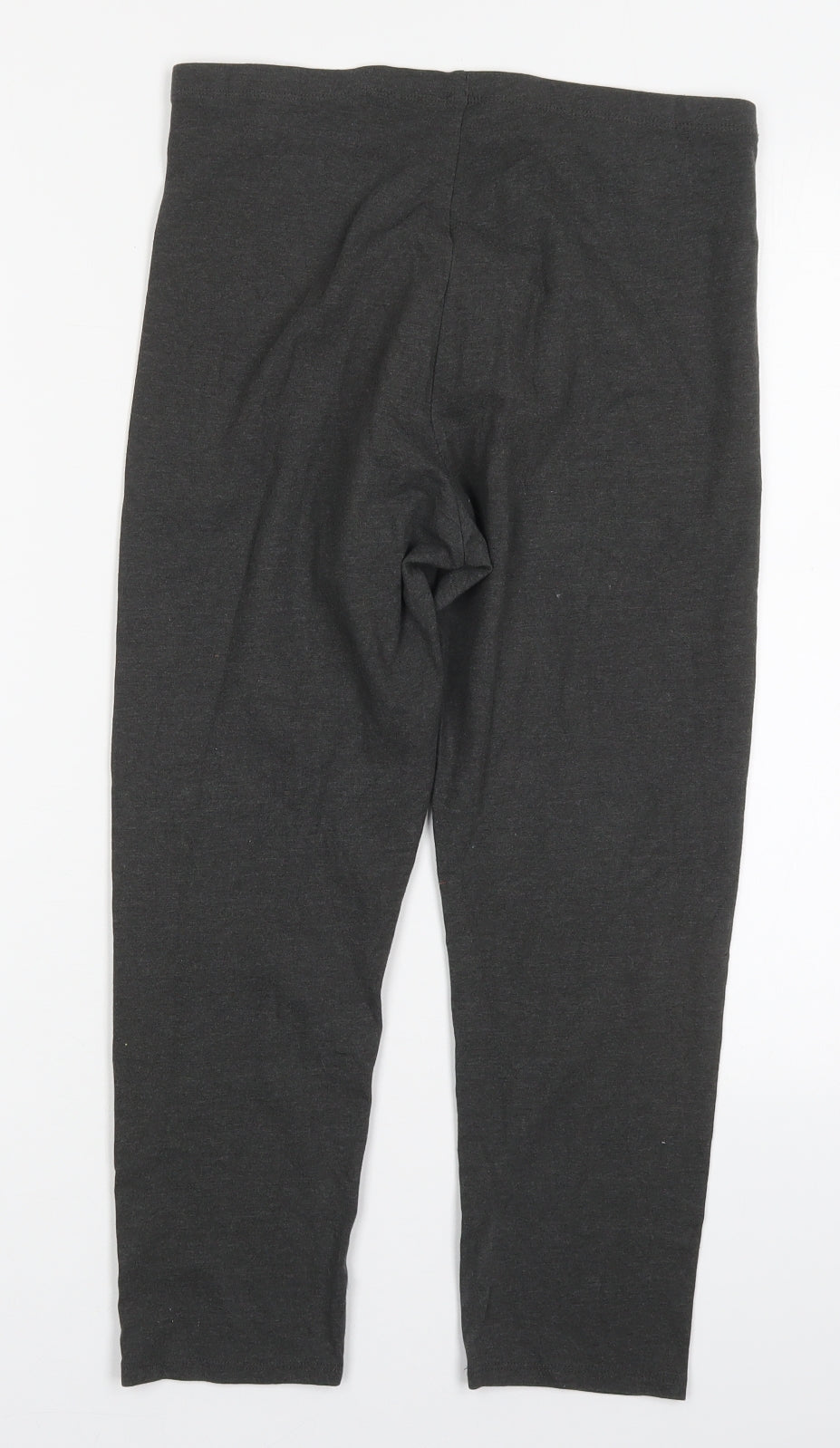F&F Womens Grey  Cotton Carrot Leggings Size 14 L22 in