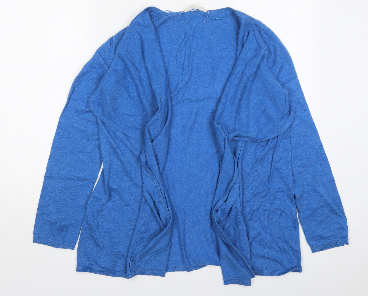 Seasalt Cornwall Womens Blue V-Neck  Cotton Cardigan Jumper Size 12