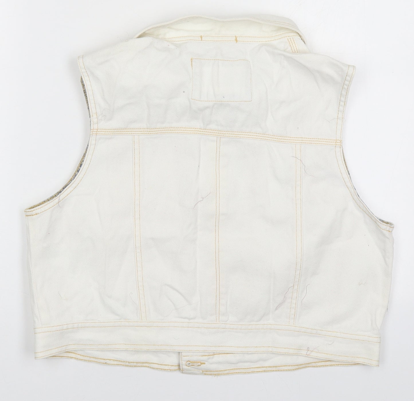 Marks and Spencer Womens White   Jacket  Size 16  Button