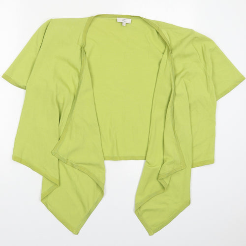 Country Casuals Womens Green V-Neck  Viscose Cardigan Jumper Size 14